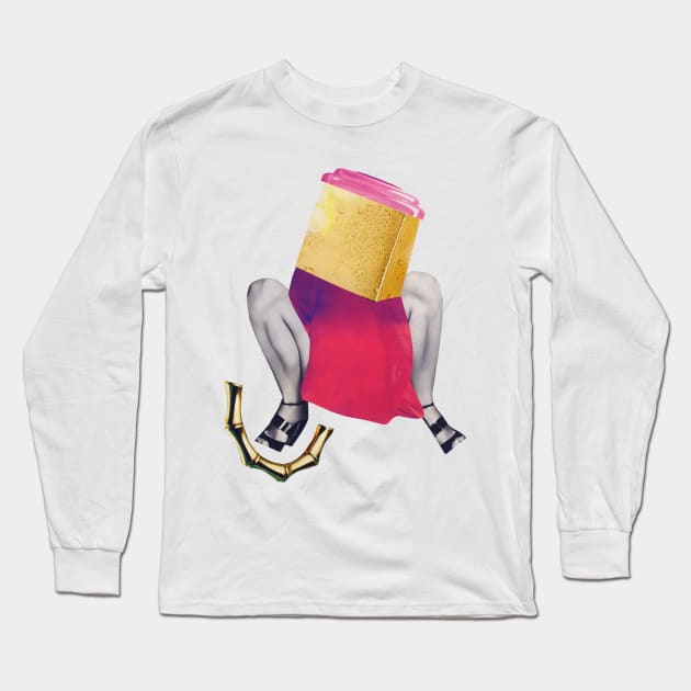 Fashion Monster Girl Long Sleeve T-Shirt by Luca Mainini